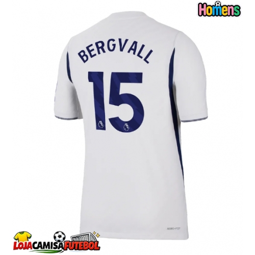 Camisa de Futebol Tottenham Hotspur Lucas Bergvall #15 Equipamento Principal 2026-27 Manga Curta